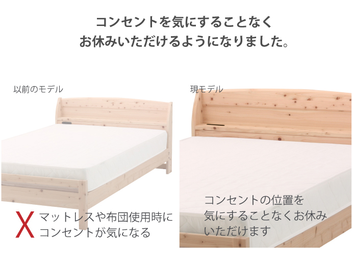 国産・島根県産,高知県産・ひのきすのこベッド